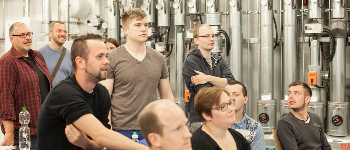 Ausbildung, Werkstatt, SHK, Sanitärtechnik, Klimatechnik, Heizungstechnik, Haustechnik, Weiterbildung, Fortbildung 20731 Meistervorbereitung Schüler Dozent