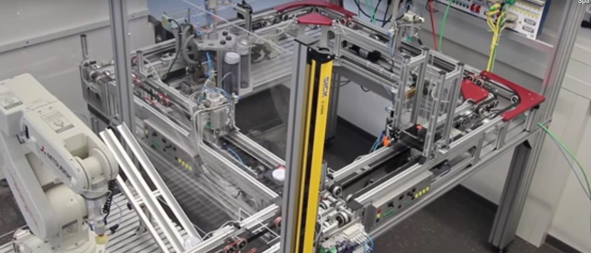 Automatisierung Linie Roboter Ablauf SPS
