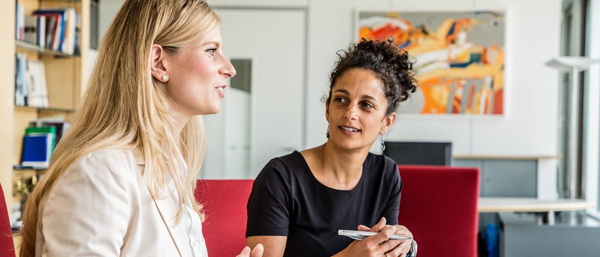 Frau Büro Gespräch 24462
