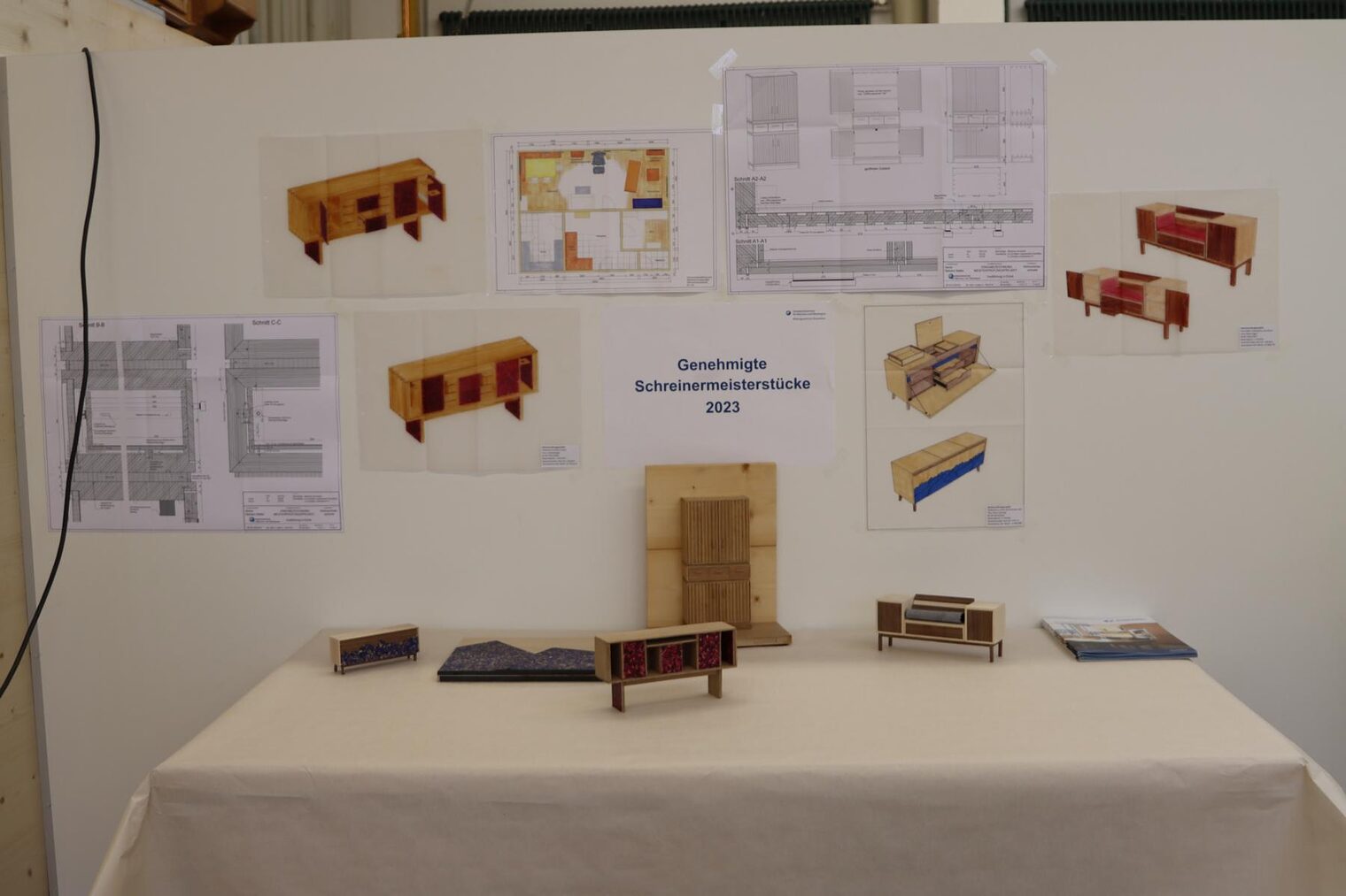 Schreinermeister, Meisterstück, Schreiner, Ausstellung
